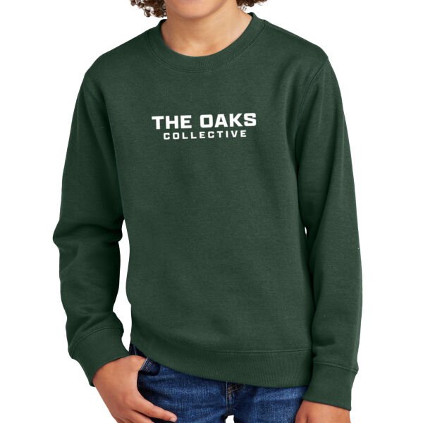 District® Youth V.I.T.™ Fleece Crew - Printed Logos Thumbnail