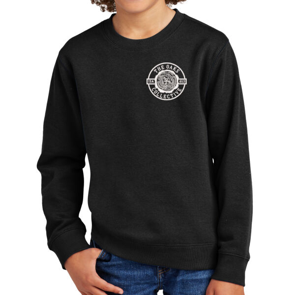 District® Youth V.I.T.™ Fleece Crew - Embroidered Logo Thumbnail