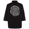 Ten Pearl Button Black Chef Coat Thumbnail